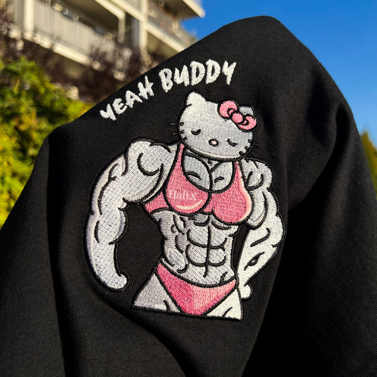 Haftowana Bluza/Koszulka Hello Kitty - Yeah Buddy – HaftX